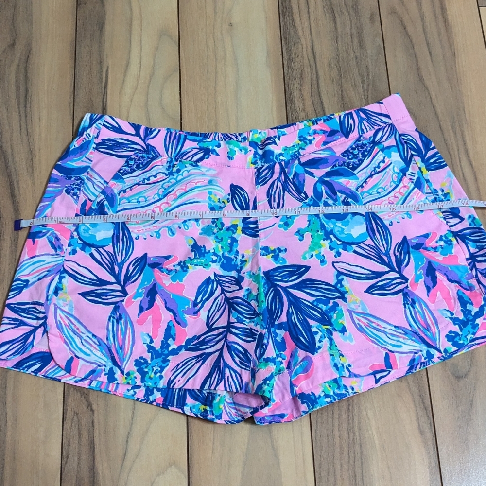 EUC! Lilly Pulitzer Ocean View Shorts Lilac Rose Just A Lil Jelly Size XS - Picture 8 of 12